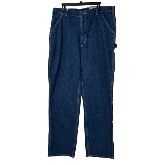 Carhartt Other - Carhartt B13 Loose Fit Work Dungaree Jeans Blue 38x34 NWT Workwear Y2K